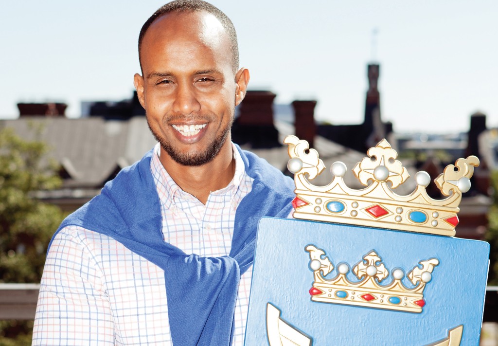 Ahmed Hassan är en av tio svenskspråkiga finländare med somalisk bakgrund. Foto: Henri Salonen