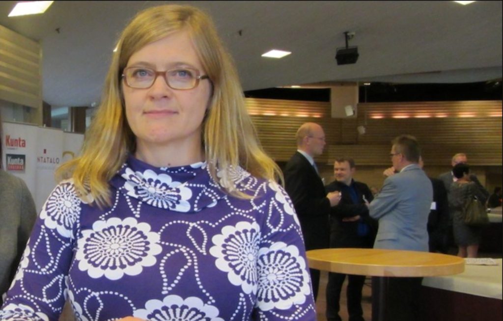 Anna Mäkelä, tidigare kommundirektör i Kittilä. Foto: Hannu Kataja.