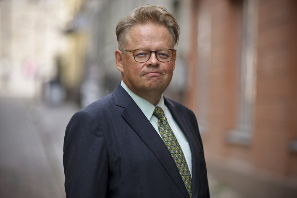 Juhana Vartiainen (Saml), borgmästare i Helsingfors.
